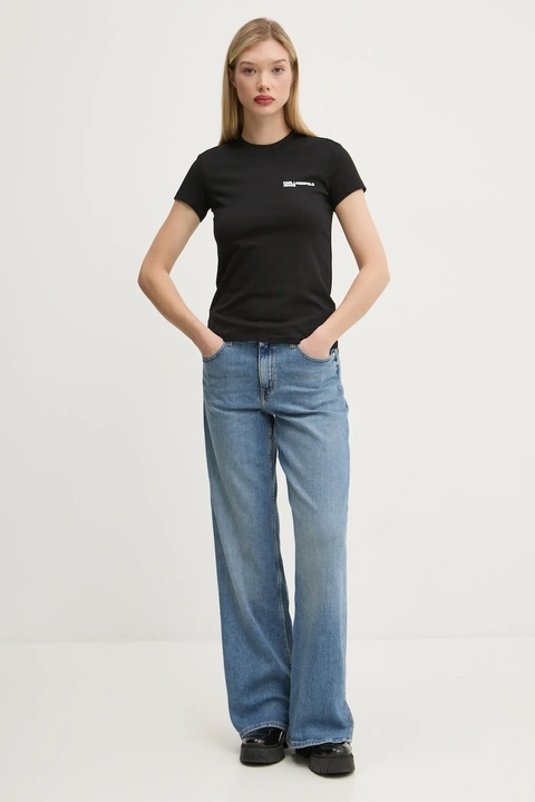 Karl Lagerfeld Jeans jeansy damskie medium waist A1W10035 - zdjęcie produktu nr 1