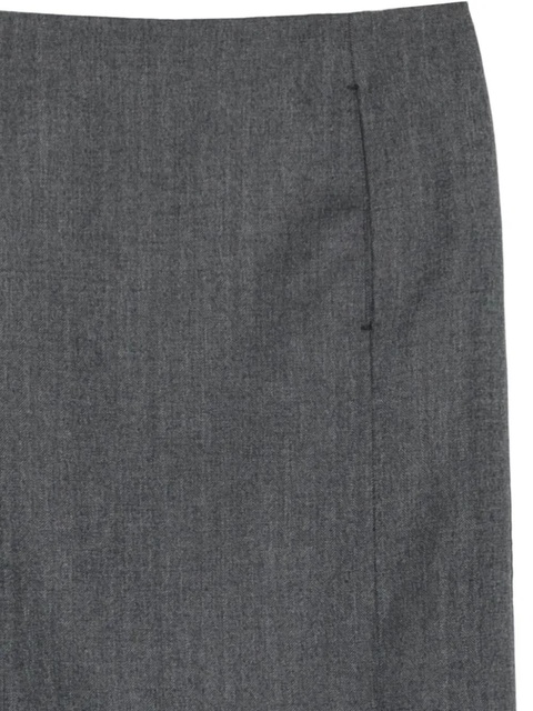 ENTIRE STUDIOS slit-detail midi skirt - Grey - zdjęcie produktu nr 2
