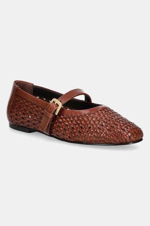 Gant baleriny skórzane Chadii kolor brązowy 30511858.G420 - zdjęcie produktu nr 1