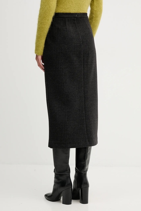 Sandro Ferrone spódnica kolor zielony midi prosta S23YBFBLOGGER - zdjęcie produktu nr 2