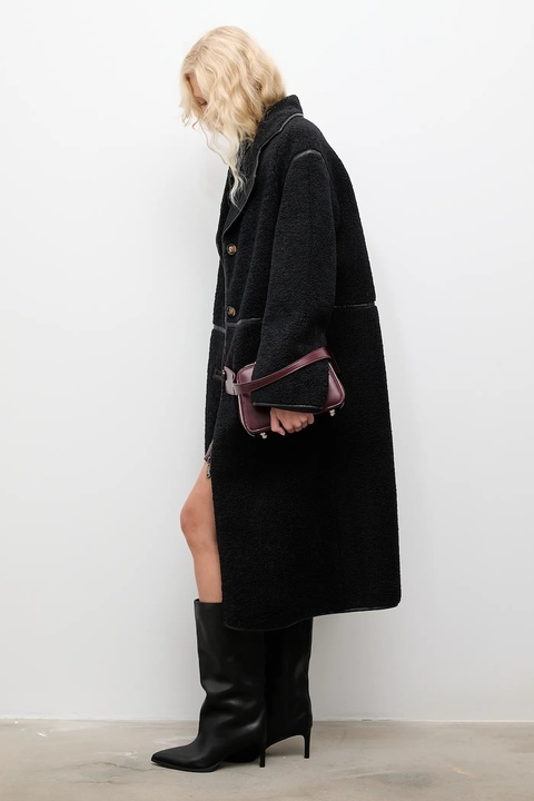 Answear.LAB płaszcz kolor czarny - zdjęcie produktu nr 1