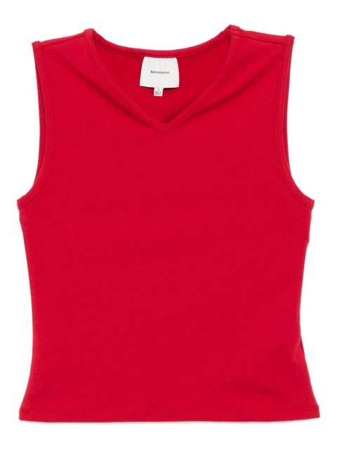 Reformation Wren top - Red - zdjęcie produktu nr 1
