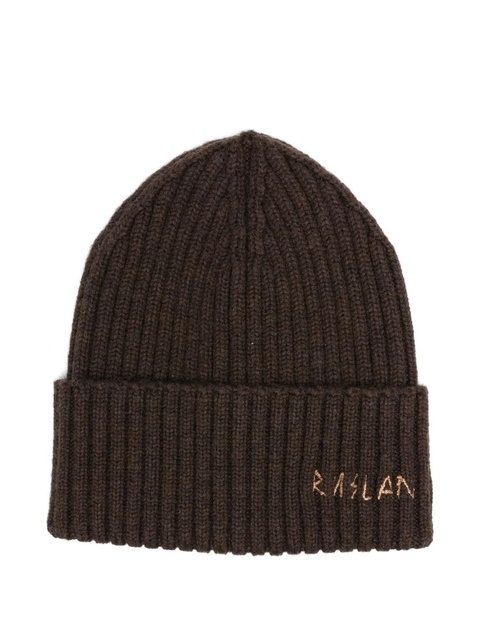 Ruslan Baginskiy ribbed-knit hat - Brown - zdjęcie produktu nr 1