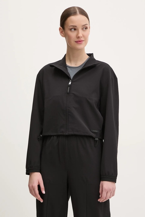 Calvin Klein Performance kurtka treningowa damska kolor czarny przejściowa LVGWS5O502 - zdjęcie produktu nr 1