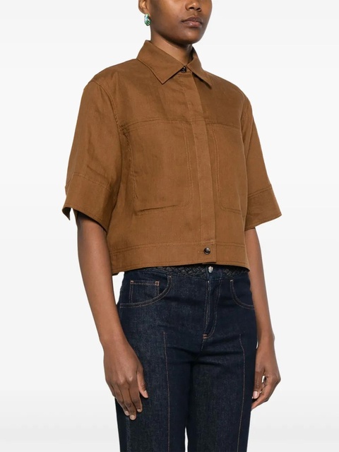 Max Mara Rito shirt - Brown - zdjęcie produktu nr 2