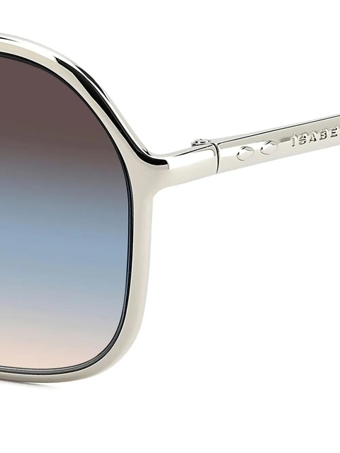 Isabel Marant Eyewear geometric-frame sunglasses - Blue - zdjęcie produktu nr 2
