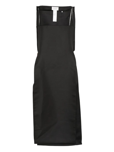 Sportmax square-neck long dress - Black - zdjęcie produktu nr 1