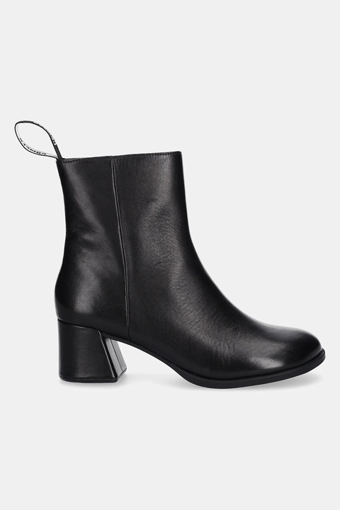 Camper botki skórzane Kora kolor czarny na słupku K400798-001 - zdjęcie produktu nr 1