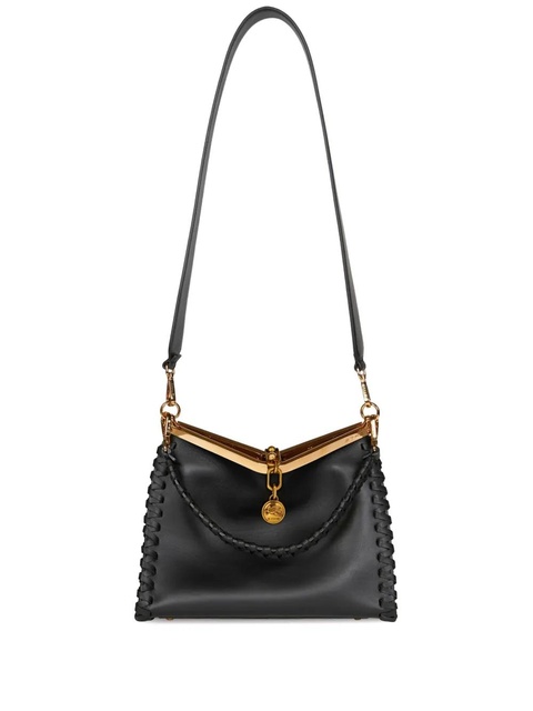 ETRO medium Vela leather shoulder bag - Black - zdjęcie produktu nr 1
