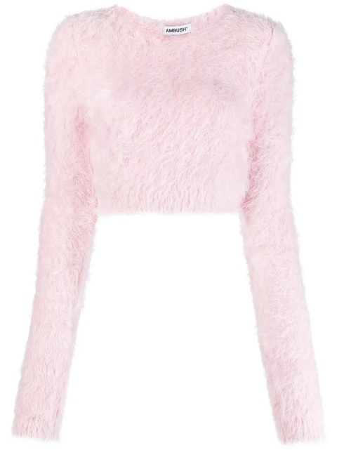 AMBUSH knitted cropped sweater - Pink - zdjęcie produktu nr 2