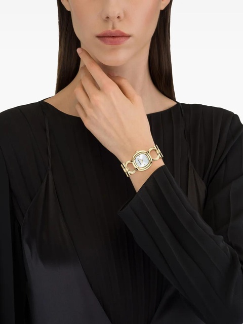 Ferragamo Double Gancini 25mm - White - zdjęcie produktu nr 1