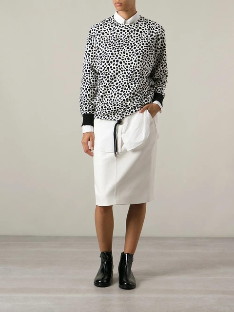Chloé animal-print sweatshirt - White - zdjęcie produktu nr 2