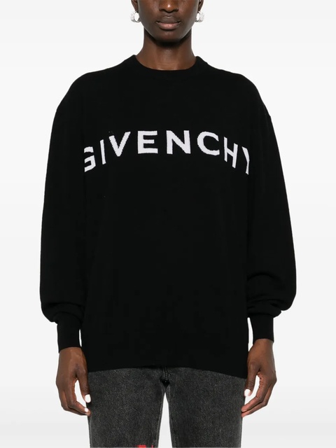 Givenchy logo-intarsia sweater - Black - zdjęcie produktu nr 2