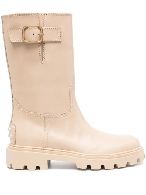 Tod's buckle-detail leather boots - Neutrals - zdjęcie produktu nr 1