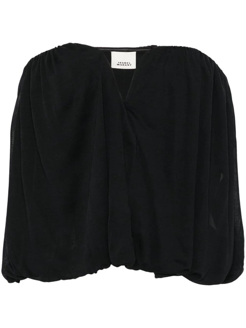 ISABEL MARANT Amalia blouse - Black - zdjęcie produktu nr 1