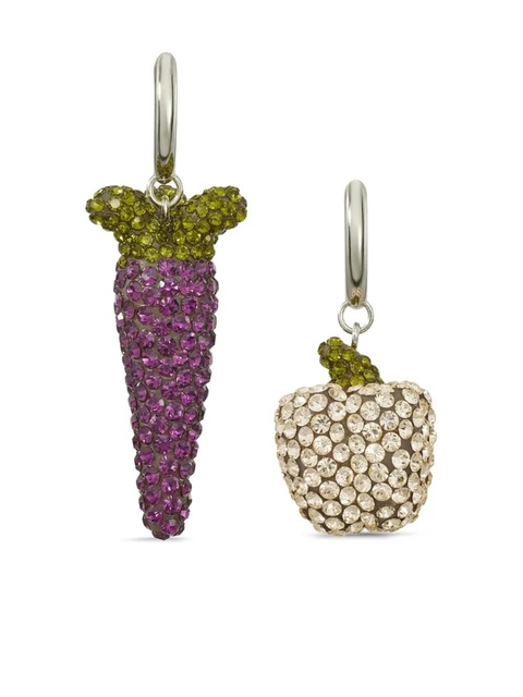 Tory Burch Curiosity Vegetable earrings - Silver - zdjęcie produktu nr 1