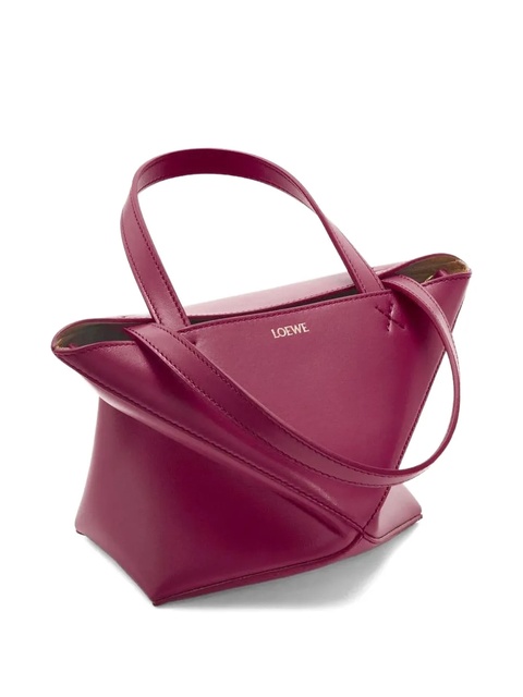 LOEWE mini Puzzle tote bag - Pink - zdjęcie produktu nr 2