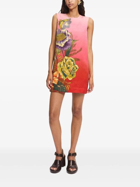 ALEMAIS Inez floral-print sleeveless mini dress - Pink - zdjęcie produktu nr 1