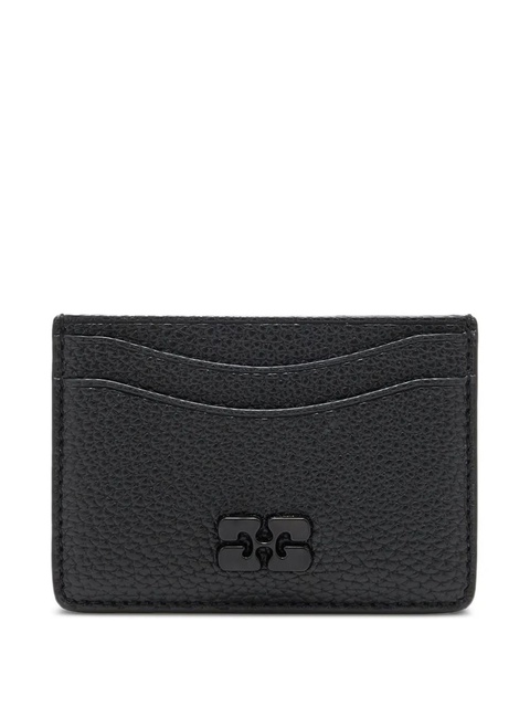 GANNI Bou logo card holder - Black - zdjęcie produktu nr 1