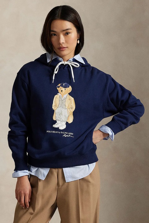 Polo Ralph Lauren bluza damska kolor granatowy gładka 211971757 - zdjęcie produktu nr 1