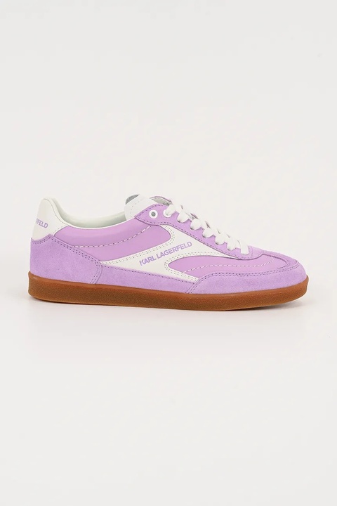 Karl Lagerfeld sneakersy skórzane KANDIDATE damskie kolor fioletowy KL63855 - zdjęcie produktu nr 1