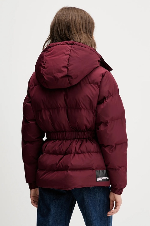 Karl Lagerfeld Jeans kurtka kolor bordowy zimowa A3W15023 - zdjęcie produktu nr 2