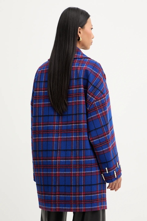 MAX&Co. płaszcz z dodatkiem wełny kolor granatowy 2526086015200 - zdjęcie produktu nr 2