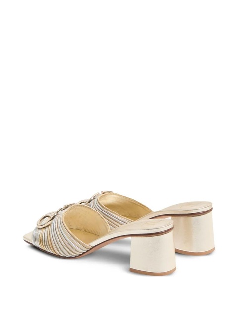 Valentino Garavani 60mm VLogo Signature sandals - Silver - zdjęcie produktu nr 2