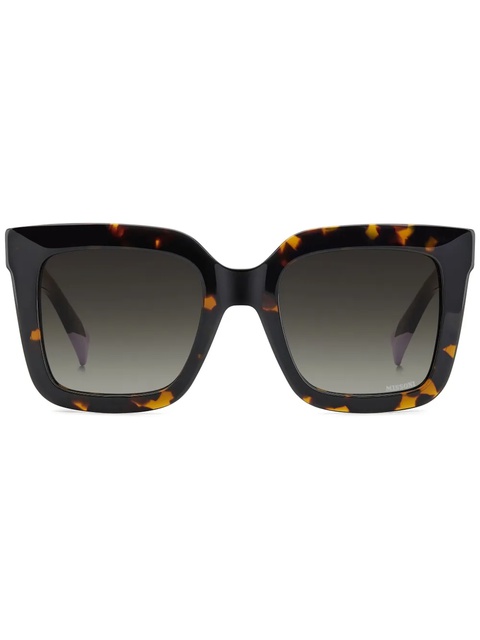 MISSONI EYEWEAR tortoiseshell-effect square sunglasses - Black - zdjęcie produktu nr 1