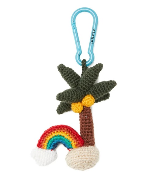 Alanui palm-tree rainbow keyring - Blue - zdjęcie produktu nr 2