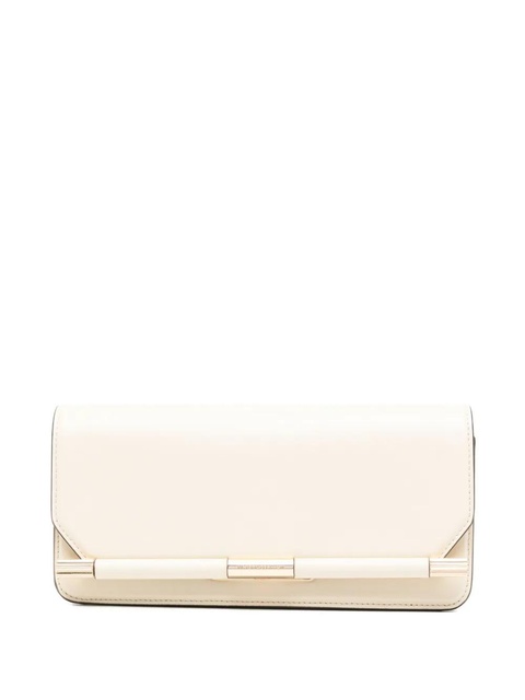 Victoria Beckham 202 leather clutch bag - Neutrals - zdjęcie produktu nr 1