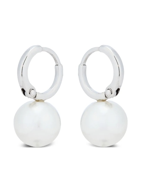 Simone Rocha pearl hoop earrings - Silver - zdjęcie produktu nr 1
