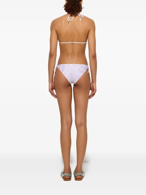 PUCCI Marmo-print bikini bottoms - Purple - zdjęcie produktu nr 2