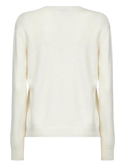 MC2 Saint Barth jacquard embroidered sweater - White - zdjęcie produktu nr 2