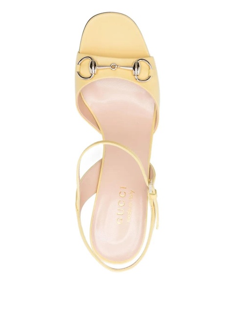 Gucci horsebit sandals - Yellow - zdjęcie produktu nr 2