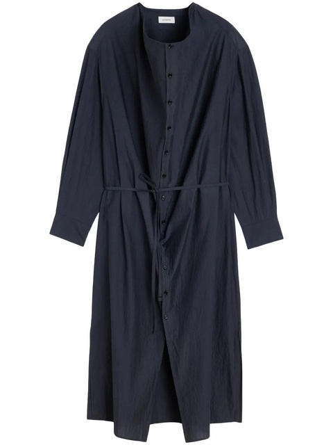 LEMAIRE soft-collar maxi dress - Grey - zdjęcie produktu nr 1