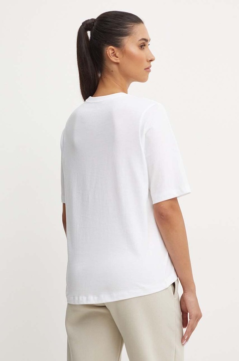 Columbia t-shirt bawełniany kolor biały - zdjęcie produktu nr 2