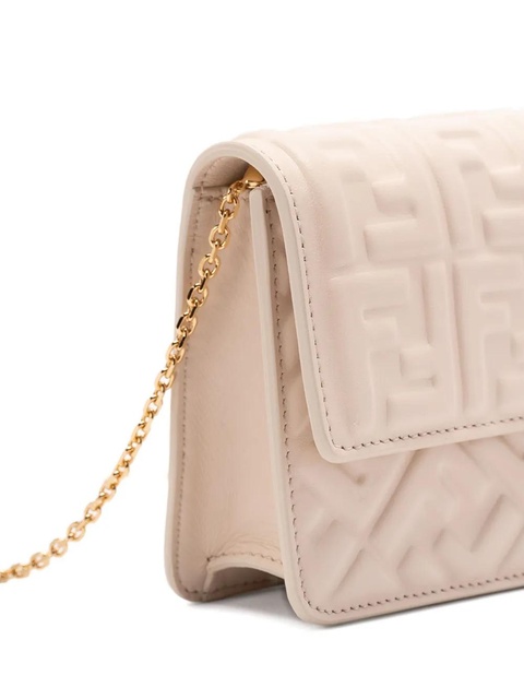 FENDI Wallet On Chain Baguette clutch bag - White - zdjęcie produktu nr 2