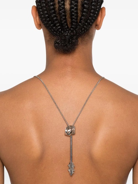 Rabanne key-ring pendant necklace - Silver - zdjęcie produktu nr 2