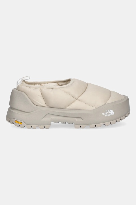 The North Face kapcie Base Camp Thermoball Mule kolor beżowy NF0A8DBUEXL1 - zdjęcie produktu nr 2