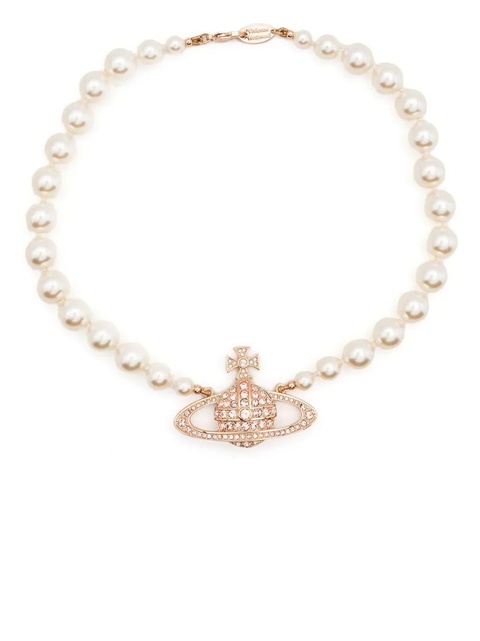 Vivienne Westwood orb charm necklace - White - zdjęcie produktu nr 1