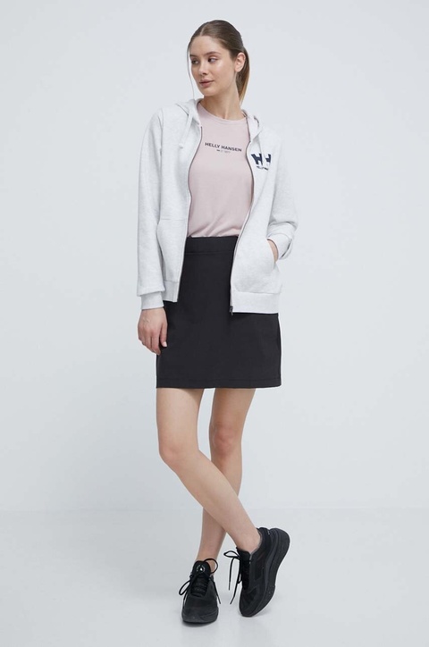 Helly Hansen spódnica kolor czarny mini prosta 34375 - zdjęcie produktu nr 1