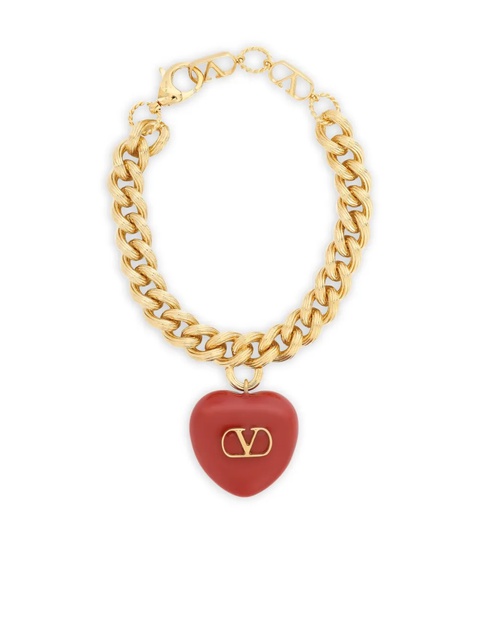 Valentino Garavani Coeur Royal curb-chain bracelets - Gold - zdjęcie produktu nr 1