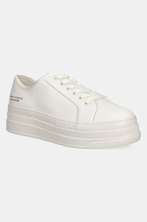 Armani Exchange tenisówki kolor biały XW001196 AF14599 M0107 - zdjęcie produktu nr 1