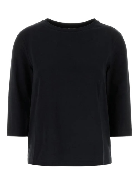 Weekend Max Mara Multia cotton top - Black - zdjęcie produktu nr 1