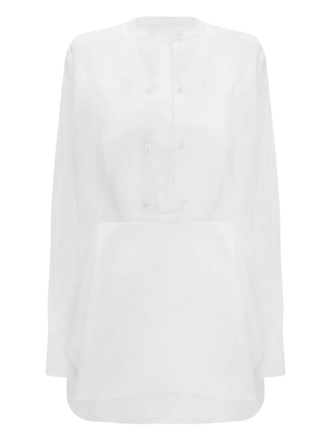 Victoria Beckham bib-detail shirt - White - zdjęcie produktu nr 1