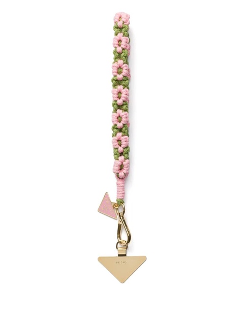 Prada crochet smartphone wristlet - Pink - zdjęcie produktu nr 1