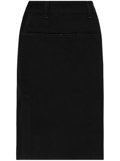 LEMAIRE denim midi skirt - Black - zdjęcie produktu nr 1