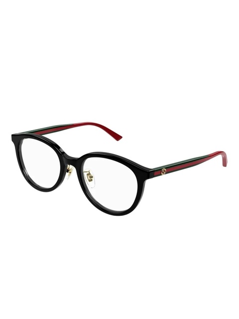 Gucci Eyewear round-frame clear-lenses glasses - Black - zdjęcie produktu nr 2