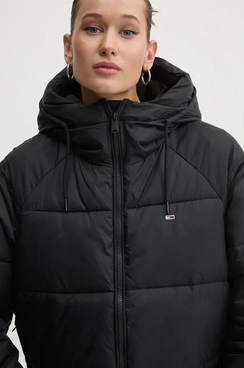 Tommy Jeans kurtka damska kolor czarny przejściowa DW0DW18841 - zdjęcie produktu nr 2